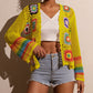 🌸Retro Hollow-Out Long Sleeve Crochet Top✨