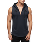 🏋️‍♂️ 40% OFF NOW! 💪 Men's Sleeveless Workout Hoodie Tank – V-Neck & Integrated Hood 🔥