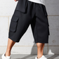 🩳 40% OFF! 🔧Men's Casual Cargo Capri Shorts – Large Pockets & Wide-Leg Fit 🌲