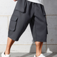 🩳 40% OFF! 🔧Men's Casual Cargo Capri Shorts – Large Pockets & Wide-Leg Fit 🌲