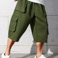 🩳 40% OFF! 🔧Men's Casual Cargo Capri Shorts – Large Pockets & Wide-Leg Fit 🌲