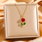 🌹Elegant Rose Pendant Necklace
