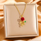 🌹Elegant Rose Pendant Necklace