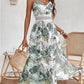 🎈 New arrival 40% OFF🌿👗Women’s Floral Print High Slit Spaghetti Strap Flowy Dress