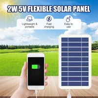 ☀️✨Special Price Only ￡10.99!!🔌SunFlex™ 2W – Ultra-Thin Flexible Solar Charger (5V USB Output)☀️🔋