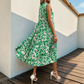 👗New arrival 40% OFF🌸Women's Sleeveless Abstract Print Tiered Midi Dress