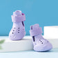🌙Night Walker✨Breathable Glow-in-the-Dark Pet Shoes with Cut-out Design & Hook-and-Loop Closure for Small to Medium Dogs