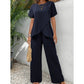 ⏰50% OFF! 💃 Women’s Casual Asymmetrical Top & Wide-Leg Pants Outfit – Flowy, Comfortable & Effortlessly Chic ✨🌿