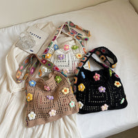 🧺 40% OFF! ✨ Women's Crochet Ethnic Bag – Bohemian, Spacious, Versatile 🌼