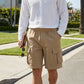 🩳40% OFF! ✨ Men's Cargo Shorts – Loose Fit, Multiple Pockets, Durable 🍂
