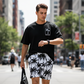 🌴40% OFF！🏖️Men's Print T-Shirt & Shorts 2-Piece Set