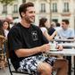 🌴40% OFF！🏖️Men's Print T-Shirt & Shorts 2-Piece Set