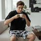 🌴40% OFF！🏖️Men's Print T-Shirt & Shorts 2-Piece Set