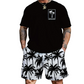 🌴40% OFF！🏖️Men's Print T-Shirt & Shorts 2-Piece Set