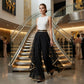 👖 40% OFF! ✨ Women's Wide-Leg Pants – Flowy, Gold Trim, Elegant, Versatile 🍂