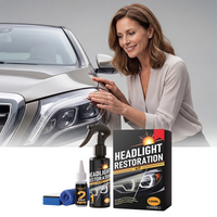 🔧Buy 2 Get 1 Free🎁Headlight Restorer Kit – 2 steps, no disassembly. Removes yellow haze, restores clarity. Long‑lasting UV shield. 🚗✨