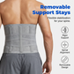 💪New arrival 40% OFF🩹Dual-Strap Compression Back Brace with Removable Support Stays