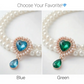 💙Paw-some Style 🐾Pet Pearl Necklace with Heart Gem Pendant
