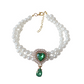 💙Paw-some Style 🐾Pet Pearl Necklace with Heart Gem Pendant