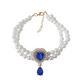 💙Paw-some Style 🐾Pet Pearl Necklace with Heart Gem Pendant