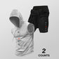 🏃 40% OFF NOW! 💪 Men’s Sleeveless Hoodie & Shorts Set – Athletic & Casual Fit – Breathable & Quick-Dry 🏋️‍♂️