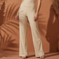 👖Lace Detail, Effortless Elegance 🌿Women's High-Waist Flared Pants with Lace Waistband