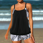 👙 Women’s Tankini with Blouson Top & Shorts – Comfortable, Modern & Perfect for Beach & Pool ☀️💦