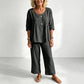 📢📢40% OFF !! ⏰Women's Casual 2-Piece Set with Eyelet Details
