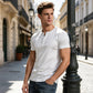 👕 50% OFF NOW! 💪 Men's Lightweight Henley T-Shirt – Muscle Fit & Breathable – Moisture-Wicking & Classic Style 🌿