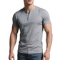 👕 50% OFF NOW! 💪 Men's Lightweight Henley T-Shirt – Muscle Fit & Breathable – Moisture-Wicking & Classic Style 🌿