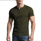 👕 50% OFF NOW! 💪 Men's Lightweight Henley T-Shirt – Muscle Fit & Breathable – Moisture-Wicking & Classic Style 🌿
