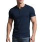 👕 50% OFF NOW! 💪 Men's Lightweight Henley T-Shirt – Muscle Fit & Breathable – Moisture-Wicking & Classic Style 🌿