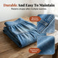 💙👗Denim Dreams, Effortless Chic 🌿Women's High Waisted Tiered A-Line Denim Maxi Skirt