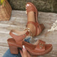👠Summer Hot Sale✨Women's Chunky Heel Sandals