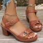 👠Summer Hot Sale✨Women's Chunky Heel Sandals