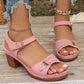 👠Summer Hot Sale✨Women's Chunky Heel Sandals