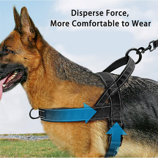 🐕 Heavy-Duty Tactical Dog Harness – No-pull & no-choke✨