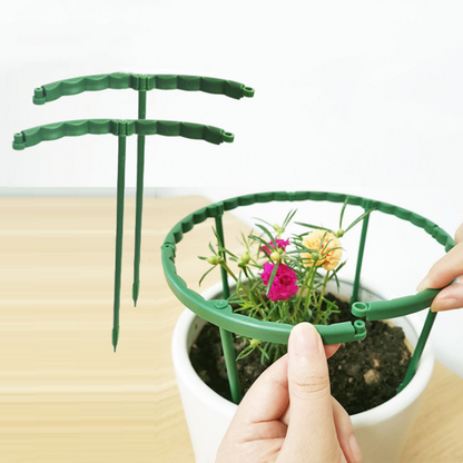 🌿 Plant Grow Rings ✅ Interlocking Support & Easy Setup | Keep Plants Upright Fast 🌱