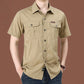 ✨Men's Casual Cotton Short-sleeved Shirt👔Comfortable & Breathable!