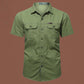 ✨Men's Casual Cotton Short-sleeved Shirt👔Comfortable & Breathable!