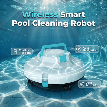 🤖50% OFF🌊 Wireless Pool Cleaner | Powerful suction · Smart navigation · One-touch start · Easy-to-remove filter basket