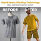 👕 40% OFF! 💛 Men's yellow graphic print short-sleeve workout set – Comfortable, sporty, and perfect for workouts and leisure – Pilling-resistant & breathable cotton 🔥