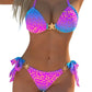 💖40% OFF🌬️Women's Stylish Leopard Print Halter Bikini Set