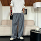 ✨Wide-Leg Freedom 🌬️Men's Pleated Wide-Leg Trousers with Elastic Waist