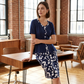 👗 50% OFF NOW! 🎨 Color Block Pencil Skirt & Top Set – Figure-flattering, stylish & perfect for office, dinner or special occasions – versatile combo 🔥