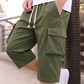 📢📢50% OFF !! ⏰Men's Casual Capri Cargo Shorts with Drawstring Waist