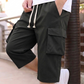 📢📢50% OFF !! ⏰Men's Casual Capri Cargo Shorts with Drawstring Waist