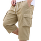📢📢50% OFF !! ⏰Men's Casual Capri Cargo Shorts with Drawstring Waist