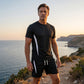 Men's Waffle Knit T-Shirt & Shorts Set
