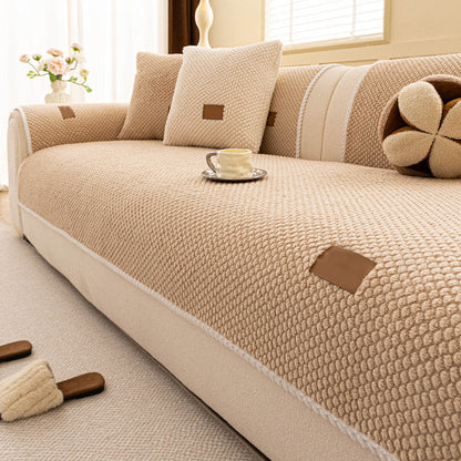🛋️ Thickened Non-Slip Sofa Cover – Ultra-Soft, Washable & Pet-Friendly, 3 Colours ✨🐾